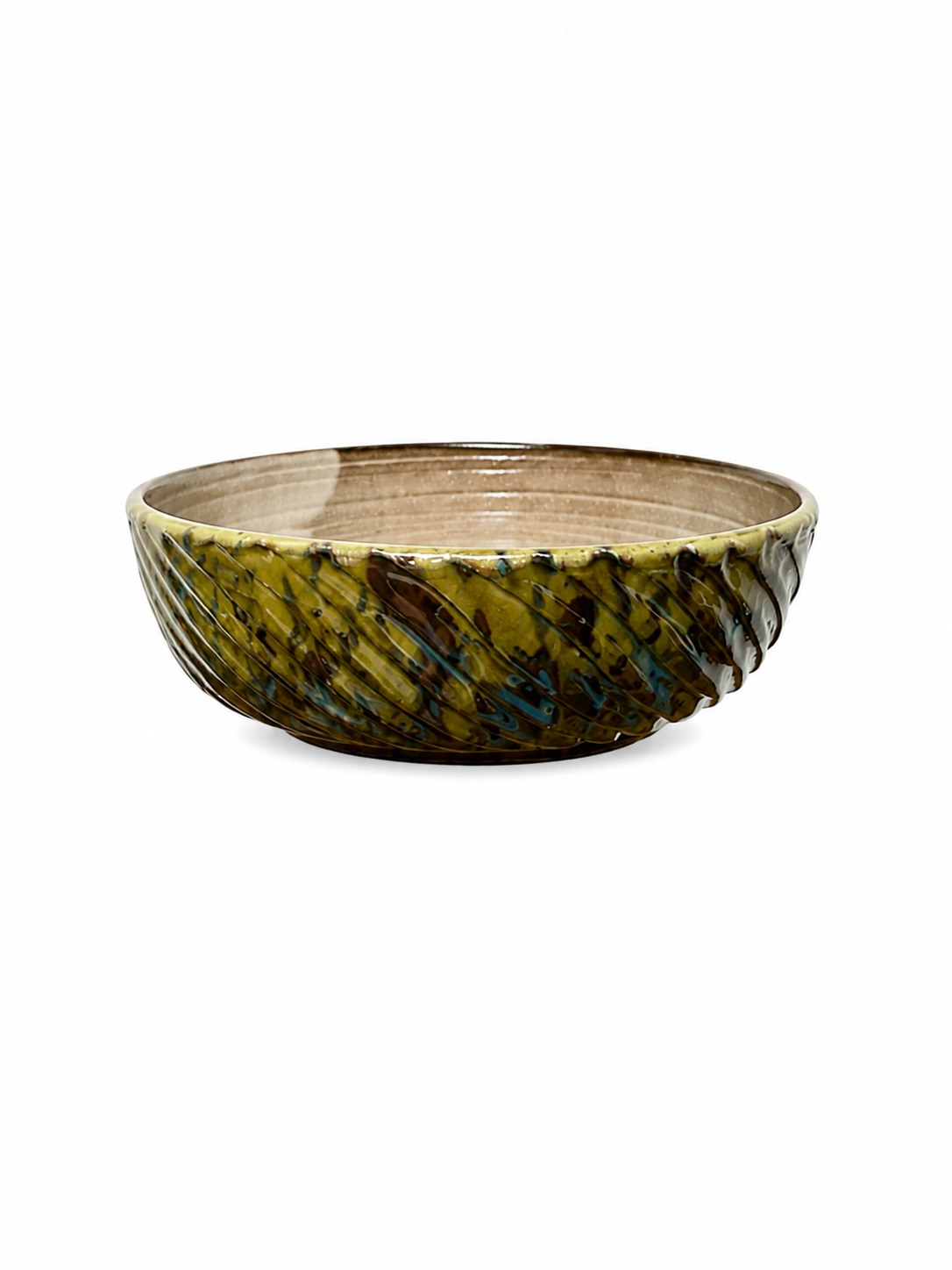 David Changar Moss & Gold Reveries Glaze Bowl