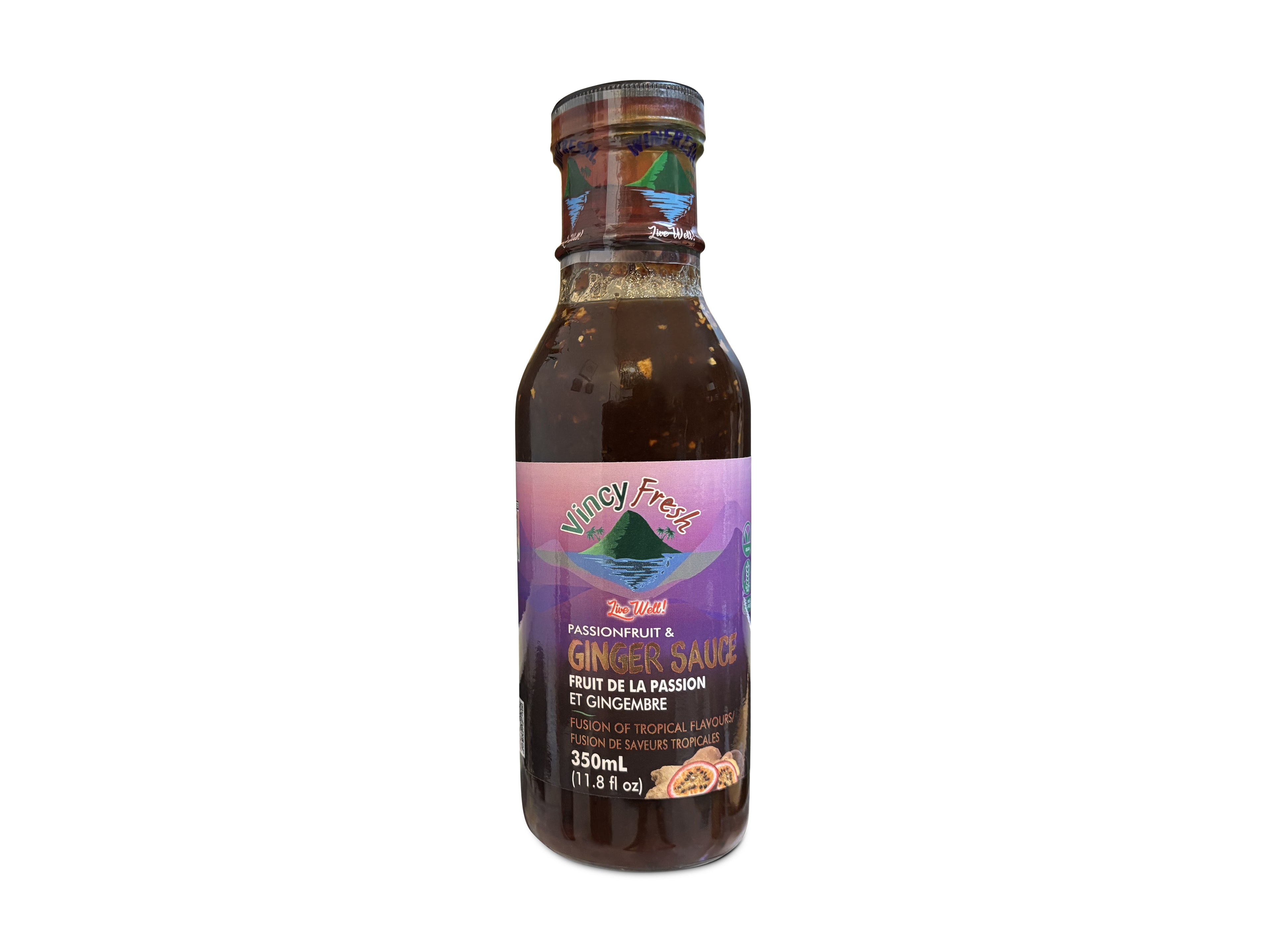 Vincy Fresh Passion Fruit and Ginger Sauce