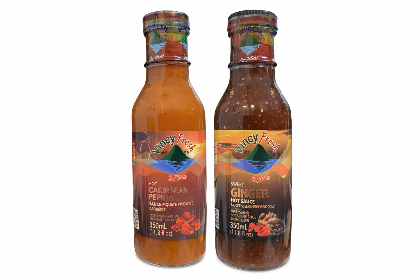 Vincy Fresh Spicy Ginger & Pepper Duo